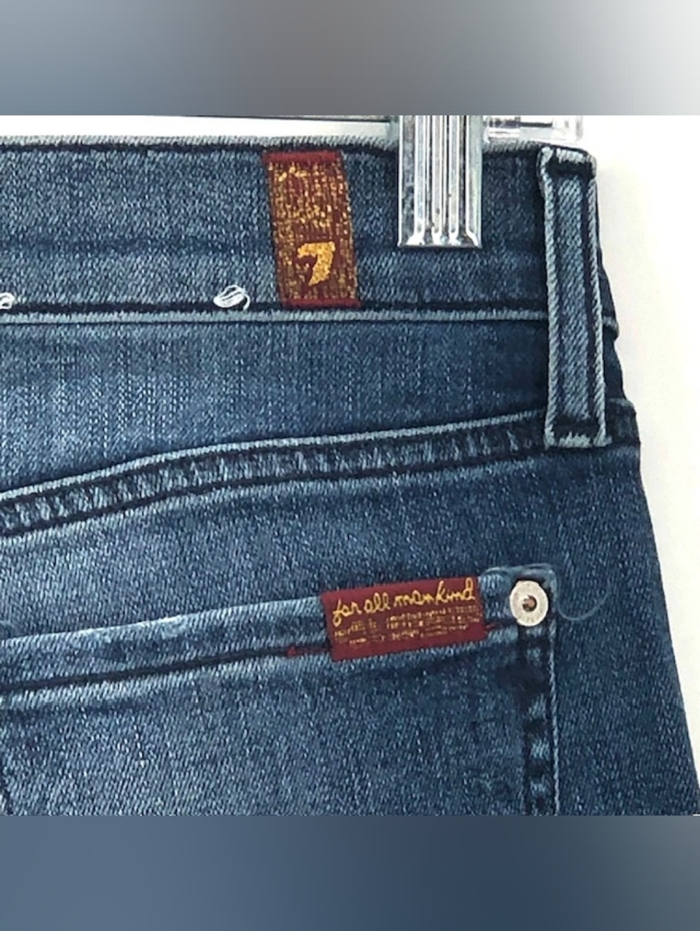 7FAM Ankle Skinny Jean - 28,  7 for All Mankind x 26" - Picture 2 of 9